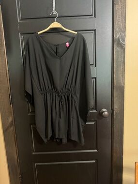 Romper with bat wings.